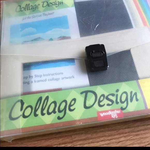 Collage Design Kit Woodkrafter Kits Factory Sealed Model 1-9301 Kid Art Project - Picture 2 of 5